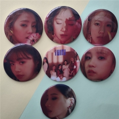 7 Styles 58mm K-POP (G)I-DLE I MADE Uh-Oh Alloy Brooch Pins