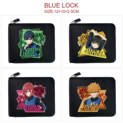 7 Styles Blue Lock Cartoon Anime Wallet Purse
