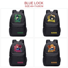 6 Styles Blue Lock Canvas Shoulder Anime Backpack Bag