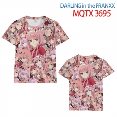 DARLING in the FRANXX Cartoon Short Sleeve Anime T-shirts