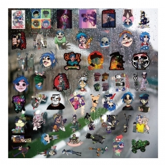 Street Fighter Cartoon Pattern Decorative Collectible Waterproof Anime UV Transfer 3D Stickers