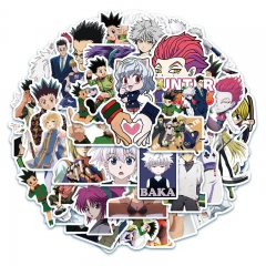 50pcs/set Hunter×Hunter Anime PVC Luggage Stickers