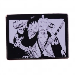 One Piece Cartoon Character Pattern Alloy Pin Anime Brooch
