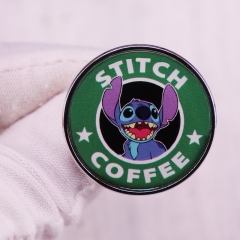 Lilo & Stitch Cartoon Character Pattern Alloy Pin Anime Brooch
