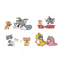 12 Styles Tom and Jerry Decorative Waterproof PVC Anime Car Sticker