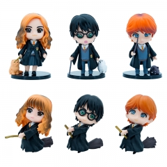9CM 6PCS/SET Harry Potter Movie Character PVC Anime Action Figure (Opp Bag)