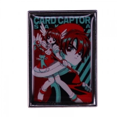 Card Captor Sakura Cartoon Character Pattern Alloy Pin Anime Brooch