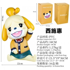 34CM Animal Crossing: New Horizons Movie Character PVC Anime Action Figure