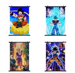 2 Sizes 6 Styles Dragon Ball Z Cartoon Pattern Decoration Anime Wallscroll