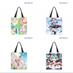 16 Styles 33X38CM Hatsune Miku Cartoon Pattern Canvas Anime Bag
