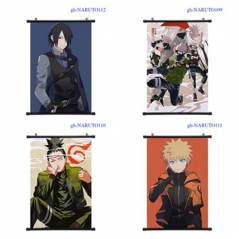 60*90cm 16 Styles Naruto Cartoon Pattern Decoration Anime Wallscroll