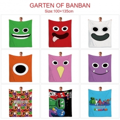 11 Styles 100*135CM Garten of Banban Cartoon Color Printing Cosplay Anime Blanket