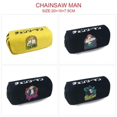 7 Styles Chainsaw Man Cosplay Cartoon Character Anime Zipper Pencil Bag Box