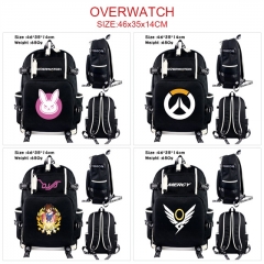 5 Styles Overwatch Cartoon Character Anime Backpack Bag