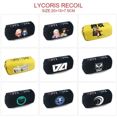 10 Styles Lycoris Recoil Cosplay Cartoon Character Anime Zipper Pencil Bag Box