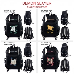 7 Styles Demon Slayer:Kimetsu no Yaiba Cartoon Character Anime Backpack Bag