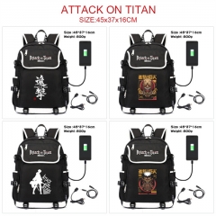 4 Styles Attack on Titan/Shingeki No Kyojin Cartoon Character Anime Backpack Bag
