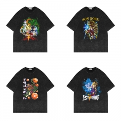 6 Styles Dragon Ball Z Cotton Material Cartoon Anime T Shirt