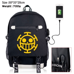 One Piece Canvas Anime Backpack Bag