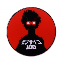 Mob Psycho 100 Cartoon Badge Pin Decoration Clothes Anime Alloy Brooch