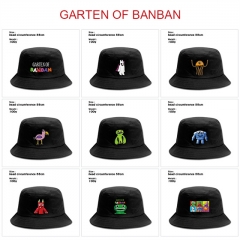 12 Styles Gargen of BanBan Cartoon Fisherman Sun Cap Anime Hat
