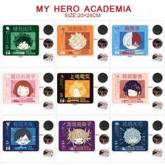 5PCS/SET 15 Styles 20*24CM Boku No Hero Academia / My Hero Academia Cartoon Pattern Anime Mouse Pad