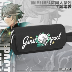 Genshin Impact Cartoon Anime Pencil Bag