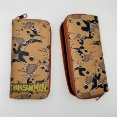 3 Styles Chainsaw Man Coin Purse Anime Long Wallet