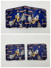 3 Styles Sonic the Hedgehog Coin Purse Anime Short Wallet