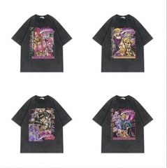 6 Styles JoJo's Bizarre Adventure Cotton Material Cartoon Anime T Shirt