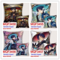 15 Styles Genshin Impact Color Printing Anime Pillow