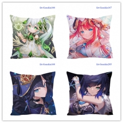 3 Sizes 21 Styles Genshin Impact Cartoon Pattern Decoration Anime Pillow