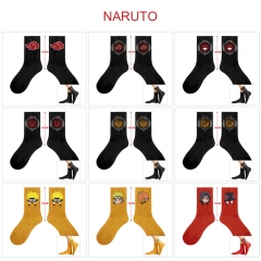 5 Pairs/set 12 Styles Naruto Cartoon Pattern Anime Long Socks