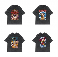 5 Styles One Piece Cartoon Pattern Anime T shirt