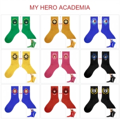 5 Pairs/set 9 Styles Boku No Hero Academia / My Hero Academia Cartoon Pattern Anime Long Socks