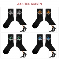 5 Pairs/set 6 Styles Jujutsu Kaisen Cartoon Pattern Anime Long Socks