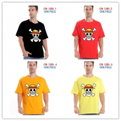 28 Styles One Piece Luffy Zoro Cartoon Color Printing Anime T Shirts