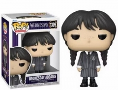10CM Funko POP 1309# Wednesday Addams Family Anime Action Figure Toy