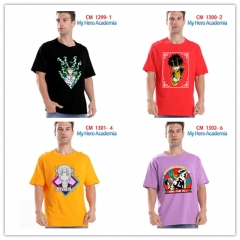 28 Styles My Hero Academia Cartoon Color Printing Anime T Shirts