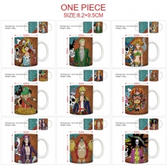 10 Styles 400ML One Piece Anime Ceramic Mug Cup