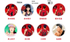 8 Styles Slam Dunk Anime Pin Anime Brooch