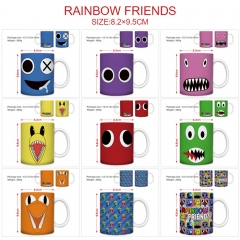 10 Styles 400ML Rainbow Friends Anime Ceramic Mug Cup