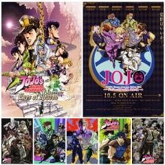 (No Frame)40 Styles JoJo's Bizarre Adventure Canvas Anime Poster