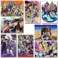 (No Frame)40 Styles JoJo's Bizarre Adventure Canvas Anime Poster