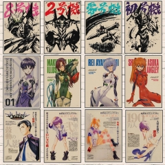 (No Frame)40 Styles EVA/Neon Genesis Evangelion Canvas Anime Poster