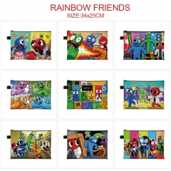 9 Styles Rainbow Friend Cartoon Color Printing Anime A4 File Pocket