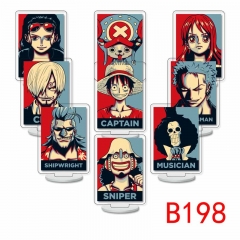 (9PCS/SET) 2 Styles One Piece Anime Standing Plate