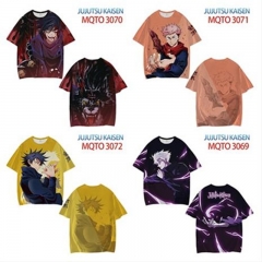 5 Styles Jujutsu Kaisen Cartoon Pattern Anime T shirts