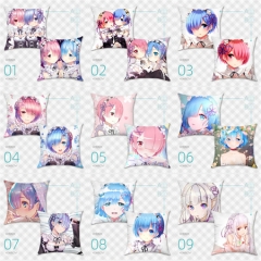 20 Styles 45*45cm Re:Zero/Re:Life in a different world from zero Cartoon Anime Pillow