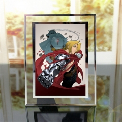 15*20CM Fullmetal Alchemist Anime Crystal Photo Frame (With Picture)